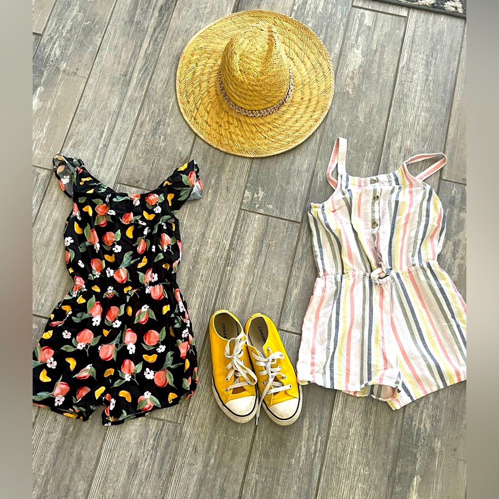 Perfect for “back to school” Girls rompers